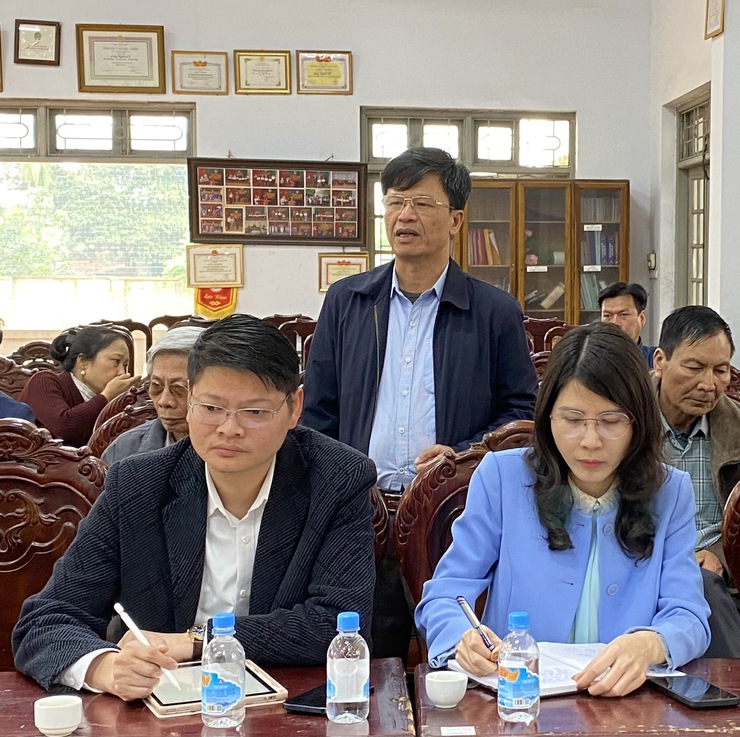 Phó Bí thư Đảng uỷ, Chủ tịch UBND xã Lê Văn Thu dự sinh hoạt thường kỳ chi bộ thôn Nghĩa Lộ, Đảng bộ xã Phúc Lộc- Ảnh 4.