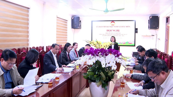 HỘI NGHỊ HIỆP THƯƠNG LẦN THỨ HAI THỎA THUẬN LẬP DANH SÁCH SƠ BỘ NGƯỜI ỨNG CỬ ĐẠI BIỂU HĐND XÃ NHIỆM KỲ 2026–2031- Ảnh 1.