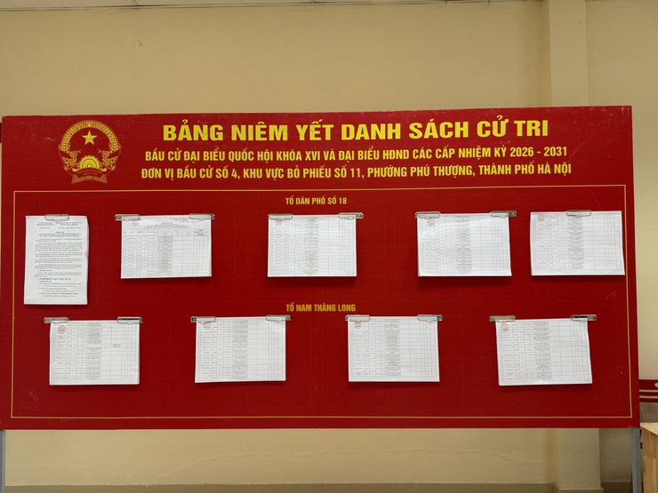 Phường Phú Thượng chủ động, nghiêm túc hoàn thành niêm yết danh sách cử tri phục vụ bầu cử Quốc hội khóa XVI và HĐND các cấp nhiệm kỳ 2026 – 2031- Ảnh 4.