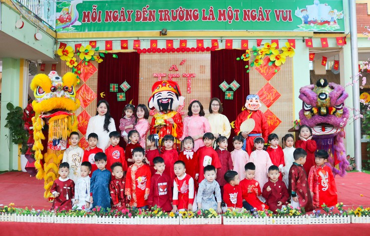 RỘN RÀNG "VUI HỘI MÙA XUÂN 2026" TẠI TRƯỜNG MẦM NON QUỐC OAI- Ảnh 18.