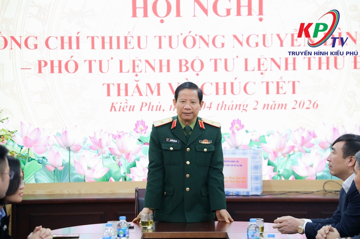 Thiếu tướng Nguyễn Đình Lưu – Phó Tư lệnh Bộ Tư Lệnh Thủ đô thăm, chúc Tết và động viên cán bộ, Nhân dân xã Kiều Phú nhân dịp Tết Nguyên đán Xuân Bính Ngọ 2026- Ảnh 2.
