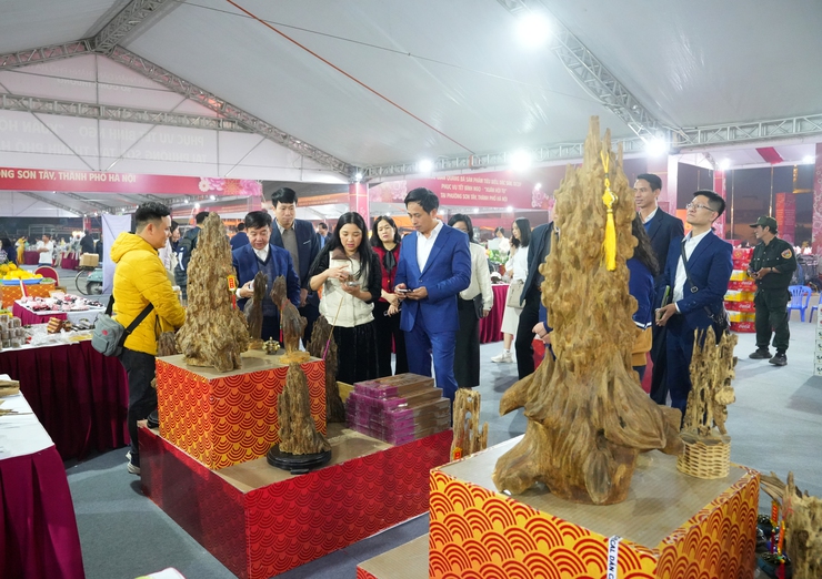 PHƯỜNG SƠN TÂY: KHAI MẠC KHÔNG GIAN QUẢNG BÁ SẢN PHẨM TIÊU BIỂU, ĐẶC SẢN, OCOP PHỤC VỤ TẾT BÍNH NGỌ "XUÂN HỘI TỤ"- Ảnh 4.