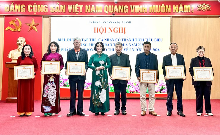 XÃ ĐẠI THANH BIỂU DƯƠNG 30 TẬP THỂ, 59 CÁ NHÂN, 19 GIA ĐÌNH CÓ THÀNH TÍCH TIÊU BIỂU TRONG PHONG TRÀO THI ĐUA NĂM 2025- Ảnh 4.