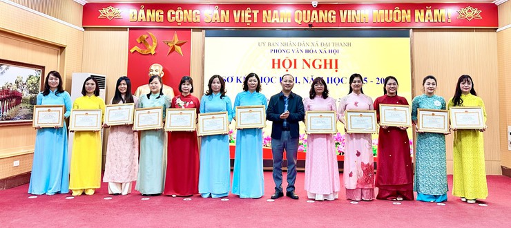 NGÀNH GIÁO DỤC XÃ ĐẠI THANH SƠ KẾT HỌC KỲ I NĂM HỌC 2025-2026- Ảnh 8.