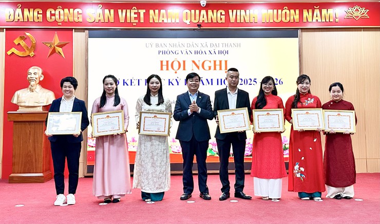 NGÀNH GIÁO DỤC XÃ ĐẠI THANH SƠ KẾT HỌC KỲ I NĂM HỌC 2025-2026- Ảnh 11.