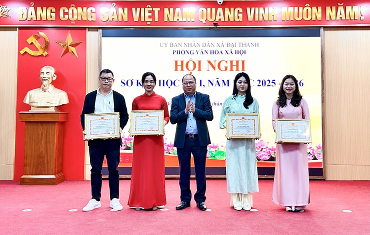 NGÀNH GIÁO DỤC XÃ ĐẠI THANH SƠ KẾT HỌC KỲ I NĂM HỌC 2025-2026- Ảnh 9.