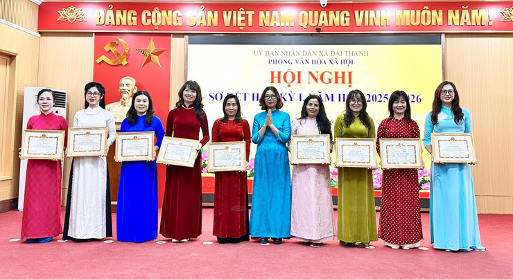 NGÀNH GIÁO DỤC XÃ ĐẠI THANH SƠ KẾT HỌC KỲ I NĂM HỌC 2025-2026- Ảnh 7.