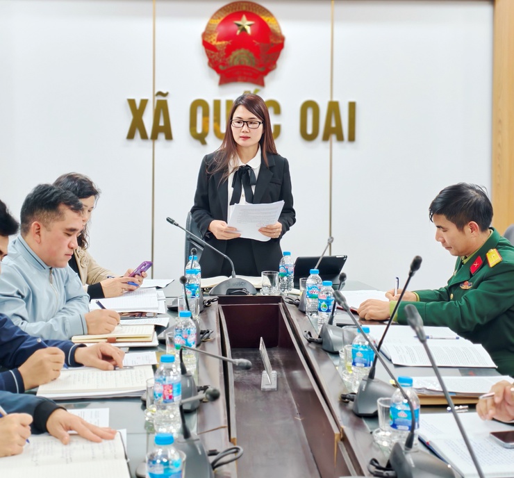 BAN VĂN HÓA – XÃ HỘI HĐND XÃ QUỐC OAI GIÁM SÁT CÔNG TÁC BẢO ĐẢM AN NINH, TRẬT TỰ PHỤC VỤ TẾT NGUYÊN ĐÁN VÀ BẦU CỬ- Ảnh 6.