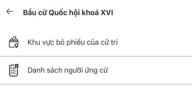 Hướng dẫn kiểm tra địa điểm khu vực bỏ phiếu bầu cử Quốc hội và Hội đồng nhân dân các cấp của từng công dân qua VNeiD- Ảnh 1.