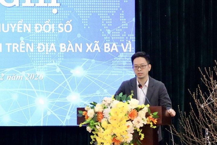 HỘI NGHỊ XÂY DỰNG ĐỀ ÁN CHUYỂN ĐỔI SỐ – HƯỚNG TỚI XÃ SỐ THÔNG MINH- Ảnh 2.