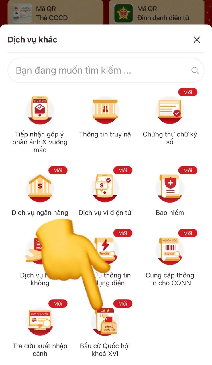 Hướng dẫn kiểm tra địa điểm khu vực bỏ phiếu bầu cử Quốc hội và Hội đồng nhân dân các cấp của từng công dân qua VNeiD- Ảnh 3.