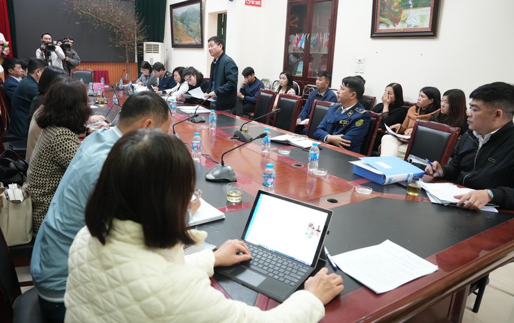 ĐOÀN KIỂM TRA LIÊN NGÀNH AN TOÀN THỰC PHẨM TP HÀ NỘI LÀM VIỆC TẠI PHƯỜNG SƠN TÂY  - Ảnh 1.