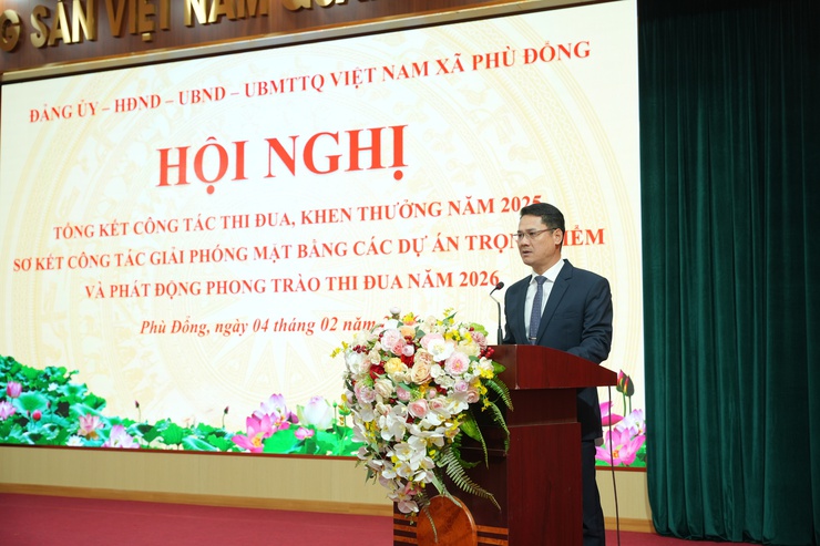 Đảng uỷ- HĐND- UBND- Uỷ ban MTTQ Việt Nam xã Phù Đổng tổ chức Hội nghị tổng kết công tác thi đua, khen thưởng năm 2025- Ảnh 8.