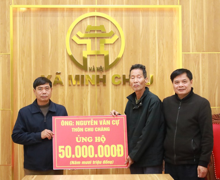 Nghĩa cử cao đẹp của gia đình người có công với cách mạng - lan tỏa tinh thần vì cộng đồng tại xã Minh Châu- Ảnh 1.