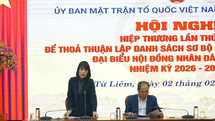 Ban Thường trực Ủy ban MTTQ Việt Nam phường Từ Liêm tổ chức Hội nghị hiệp thương lần thứ hai

- Ảnh 3.