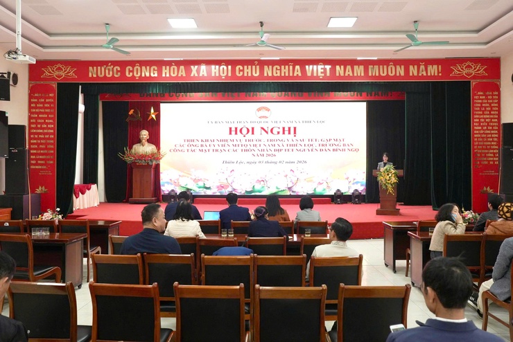 Ủy ban MTTQ Việt Nam xã Thiên Lộc triển khai nhiệm vụ trước, trong và sau Tết; gặp mặt Ủy viên MTTQ và trưởng Ban công tác Mặt trận các thôn nhân dịp Tết nguyên đán Bính Ngọ 2026- Ảnh 1.