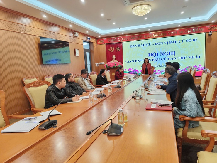 Ban bầu cử đại biểu HĐND xã Thanh Trì – đơn vị bầu cử số 02 tổ chức họp giao ban- Ảnh 1.