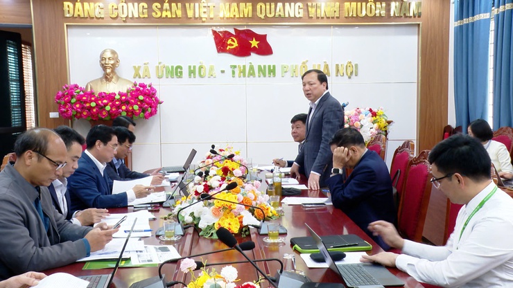 HỌC VIỆN NÔNG NGHIỆP VIỆT NAM LÀM VIỆC VỚI XÃ ỨNG HÒA VỀ ĐỊNH HƯỚNG HỢP TÁC TRONG LĨNH VỰC NÔNG NGHIỆP VÀ PHÁT TRIỂN ĐỊA PHƯƠNG.- Ảnh 3.