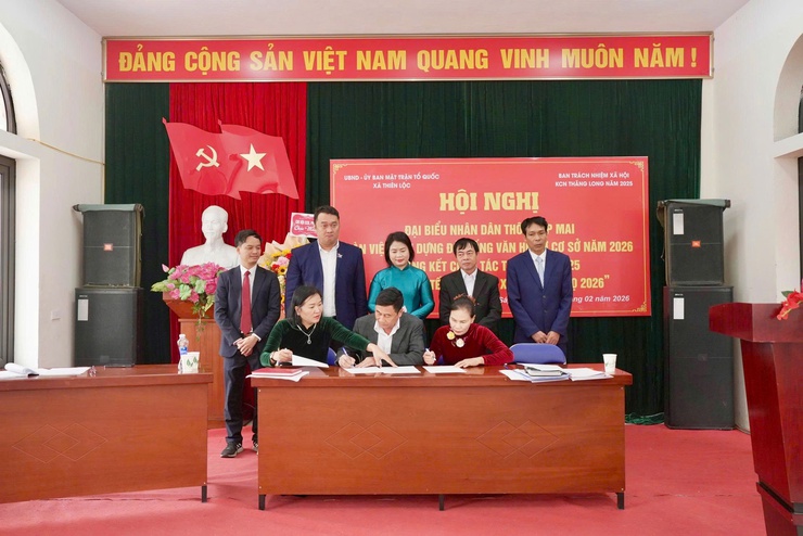 Thôn Sáp Mai, xã Thiên Lộc tổ chức hội nghị đại biểu nhân dân bàn việc xây dựng đời sống văn hóa ở cơ sở năm 2026; tổng kết công tác Thôn năm 2025- Ảnh 16.