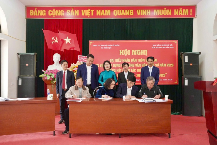 Thôn Sáp Mai, xã Thiên Lộc tổ chức hội nghị đại biểu nhân dân bàn việc xây dựng đời sống văn hóa ở cơ sở năm 2026; tổng kết công tác Thôn năm 2025- Ảnh 15.