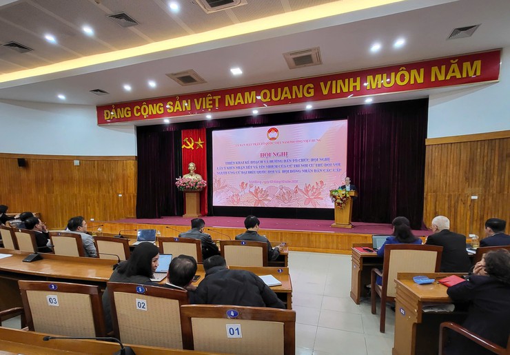 Hội nghị triển khai kế hoạch tổ chức lấy ý kiến nơi cư trú đối với người ứng cử Đại biểu Quốc hội và đại biểu HĐND các cấp nhiệm kỳ 2026 - 2031- Ảnh 1.