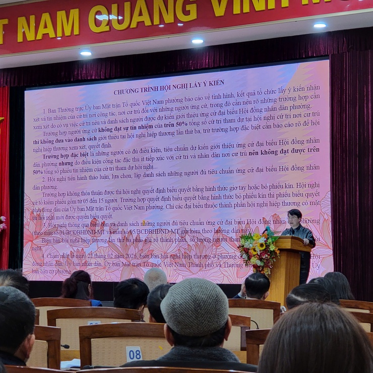 Hội nghị triển khai kế hoạch tổ chức lấy ý kiến nơi cư trú đối với người ứng cử Đại biểu Quốc hội và đại biểu HĐND các cấp nhiệm kỳ 2026 - 2031- Ảnh 2.