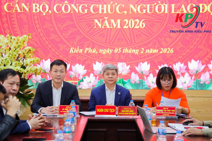 Cơ quan Đảng xã Kiều Phú tổ chức Hội nghị cán bộ, công chức, viên chức, người lao động năm 2026- Ảnh 2.