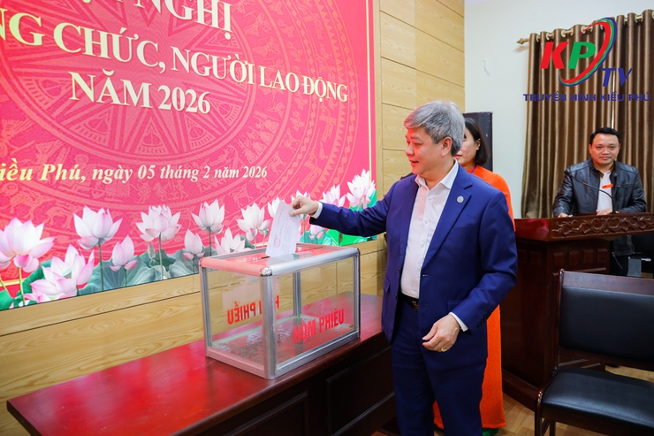 Cơ quan Đảng xã Kiều Phú tổ chức Hội nghị cán bộ, công chức, viên chức, người lao động năm 2026- Ảnh 7.