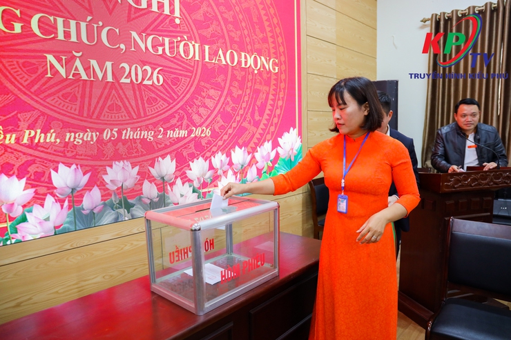 Cơ quan Đảng xã Kiều Phú tổ chức Hội nghị cán bộ, công chức, viên chức, người lao động năm 2026- Ảnh 8.