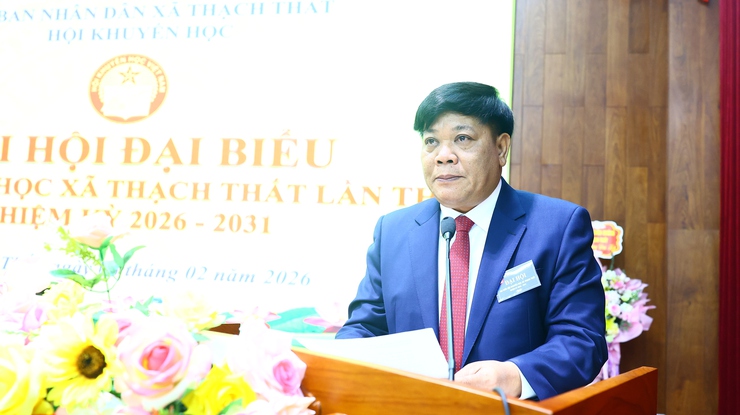 
Thạch Thất tổ chức thành công Đại hội đại biểu hội Khuyến học nhiệm kỳ 2026 - 2031- Ảnh 2.