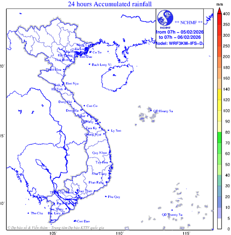 Hà Nội ngày 05/2: có mưa nhỏ vài nơi, sáng có sương mù và sương mù nhẹ rải rác, chiều hửng nắng. Sáng và đêm trời rét.- Ảnh 1.