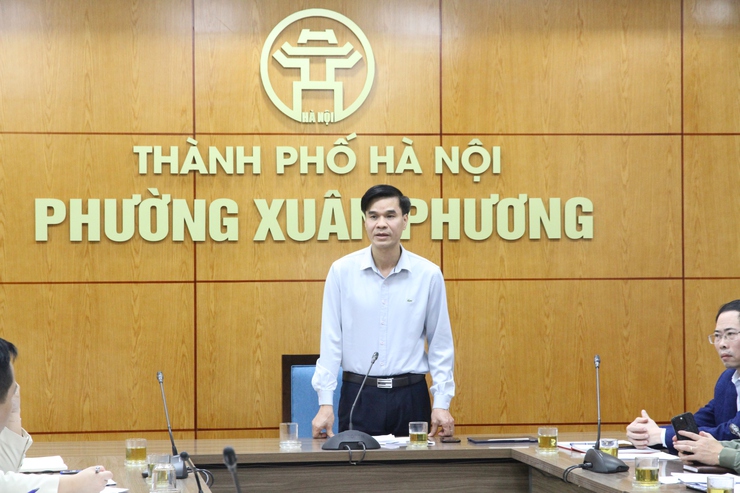 Phường Xuân Phương rà soát tiến độ, triển khai nhiệm vụ trọng tâm công tác bầu cử đại biểu Quốc hội khóa XVI và đại biểu HĐND các cấp.- Ảnh 6.