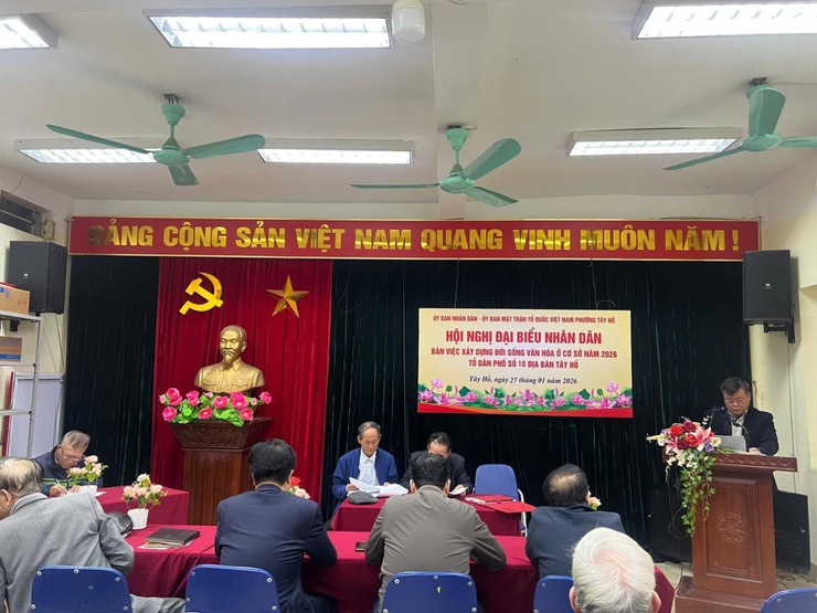 Phường Tây Hồ: Phát huy dân chủ, chung tay xây dựng đời sống văn hóa cơ sở năm 2026- Ảnh 10.