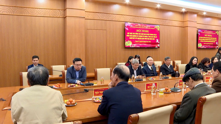 Hội nghị gặp mặt các đồng chí lãnh đạo huyện Thanh Trì (cũ) diện Ban Thường vụ Thành ủy quản lý qua các thời kỳ nhân dịp Tết Nguyên đán 2026- Ảnh 4.