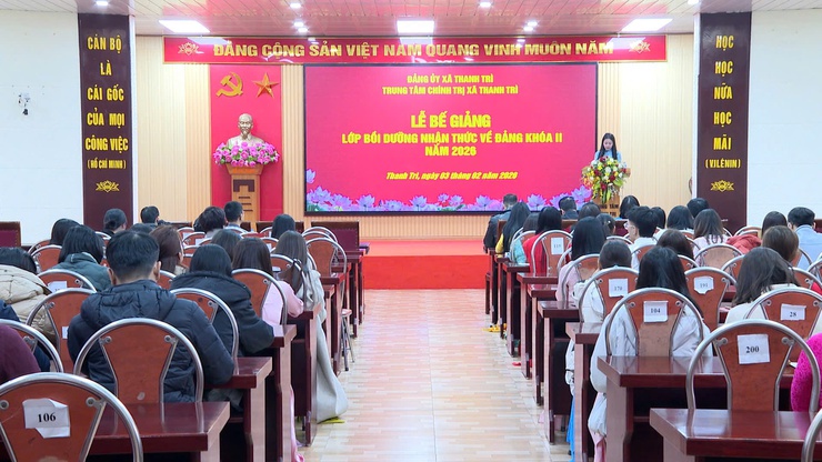 Lễ bế giảng lớp bồi dưỡng nhận thức về Đảng khóa II năm 2026- Ảnh 1.