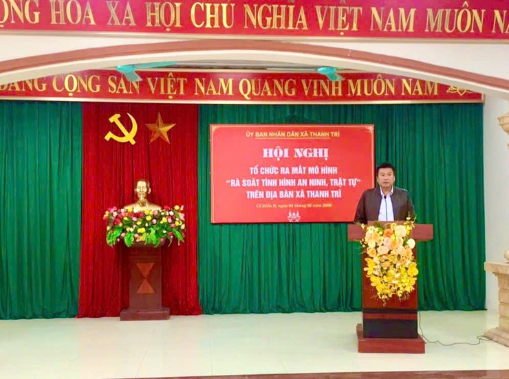 XÃ THANH TRÌ RA MẮT ĐIỂM MÔ HÌNH “RÀ SOÁT TÌNH HÌNH AN NINH, TRẬT TỰ” TẠI THÔN CỔ ĐIỂN B- Ảnh 4.