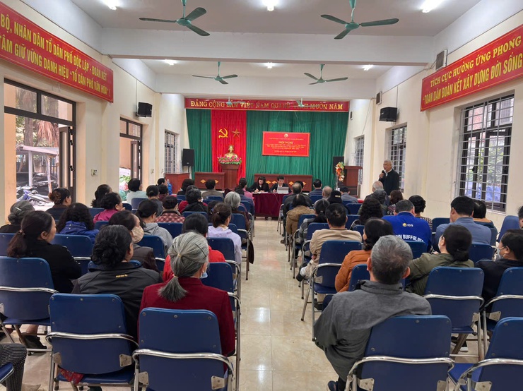 Phường Hà Đông: Lấy ý kiến cử tri nơi cư trú đối với người ứng cử đại biểu HĐND các cấp- Ảnh 1.