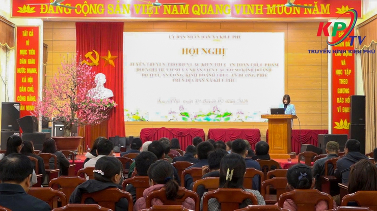 Xã Kiều Phú tổ chức hội nghị tuyên truyền, phổ biến kiến thức an toàn thực phẩm năm 2026- Ảnh 2.