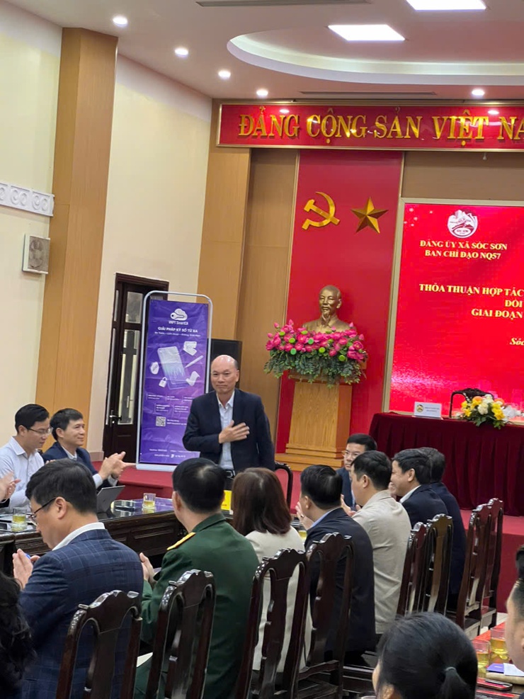 Xã Sóc Sơn ký kết Thỏa thuận hợp tác chiến lược với VNPT Hà Nội, tạo đột phá trong chuyển đổi số- Ảnh 5.