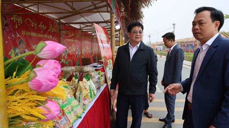 Lãnh đạo xã Tam Hưng kiểm tra công tác chuẩn bị Hội chợ hoa Xuân Bính Ngọ 2026- Ảnh 3.