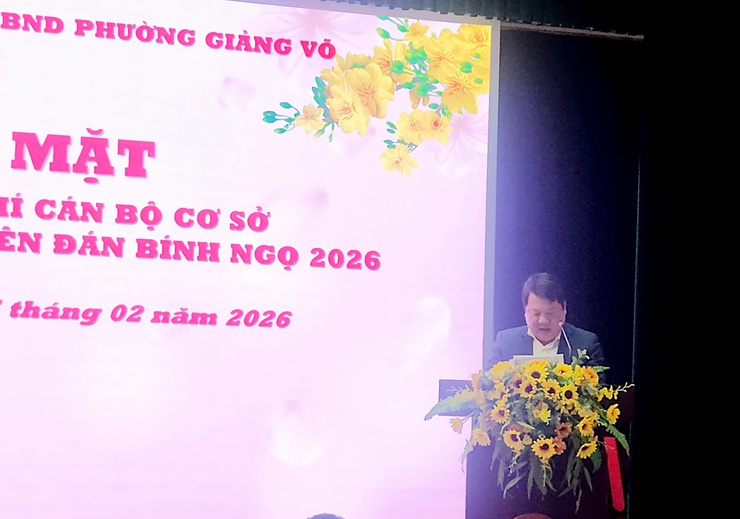 Đảng ủy phường gặp mặt các đồng chí cán bộ cơ sở nhân dịp Tết Nguyên đán Bính Ngọ 2026- Ảnh 2.