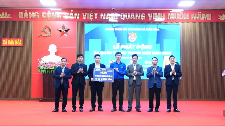 LỄ PHÁT ĐỘNG THÁNG THANH NIÊN NĂM 2026 VÀ TRAO TẶNG CÔNG TRÌNH THANH NIÊN.- Ảnh 5.