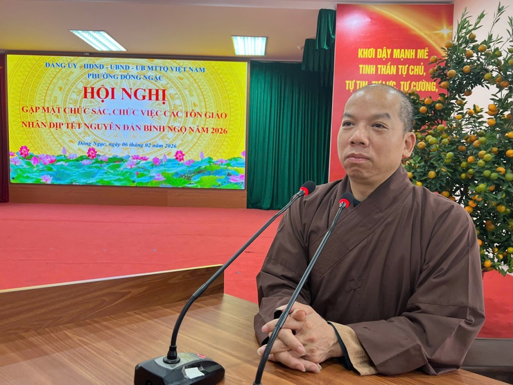 PHƯỜNG ĐÔNG NGẠC TỔ CHỨC GẶP MẶT CHỨC SẮC, CHỨC VIỆC CÁC TÔN GIÁO NHÂN DỊP TẾT NGUYÊN ĐÁN BÍNH NGỌ 2026- Ảnh 9.