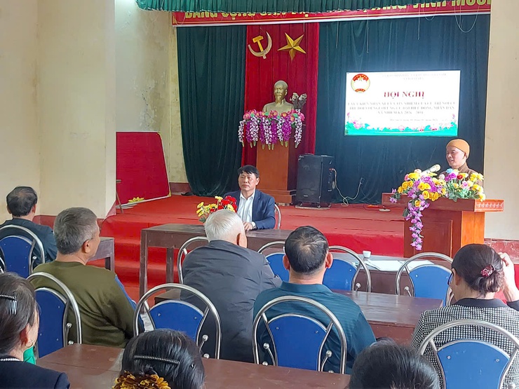 Đại Xuyên tích cực triển khai việc lấy ý kiến cử tri nơi cư trú- Ảnh 1.