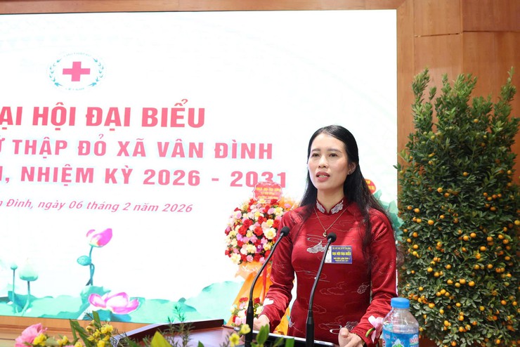 Hội Chữ thập đỏ xã Vân Đình tổ chức thành công Đại hội lần thứ nhất- Ảnh 2.