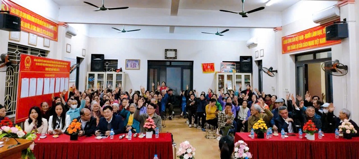 Cử tri tổ dân phố Nội nhất trí giới thiệu đại biểu ứng cử đại biểu HĐND các cấp- Ảnh 3.