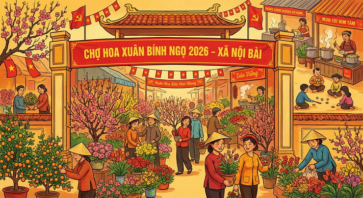 TƯNG BỪNG CHỢ HOA XUÂN TẠI KHU TRUNG TÂM VĂN HÓA PHÚ CƯỜNG- Ảnh 1.