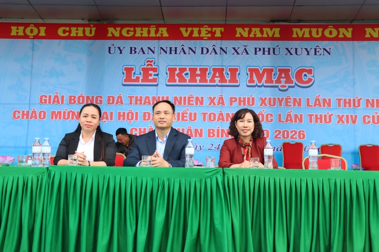 Lễ bế mạc Giải bóng đá Thanh Niên xã Phú Xuyên lần thứ nhất năm 2026- Ảnh 2.