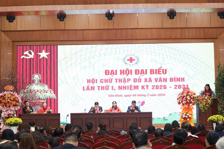 Hội Chữ thập đỏ xã Vân Đình tổ chức thành công Đại hội lần thứ nhất- Ảnh 4.