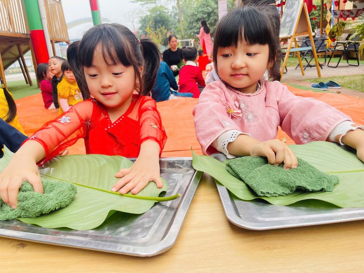 Rộn ràng không khí đón Tết trong các trường học trên địa bàn xã Phúc Thọ- Ảnh 2.